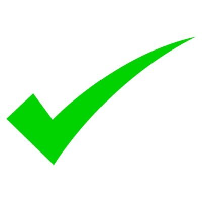 green tick