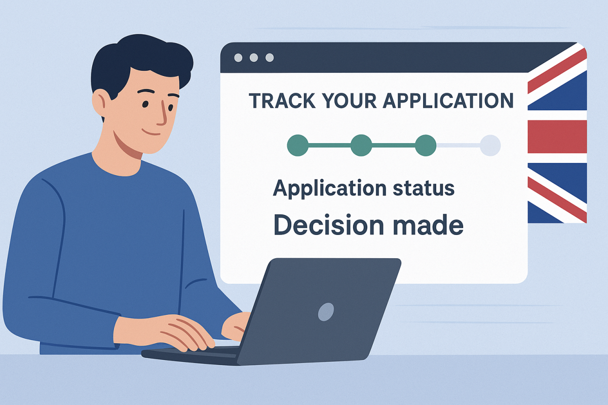visa application track UK