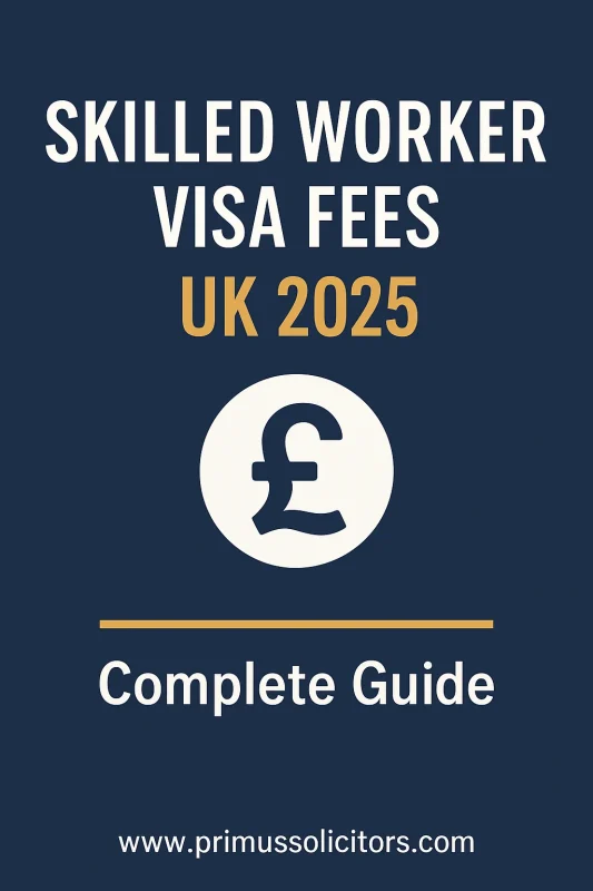 skilled worker visa fees