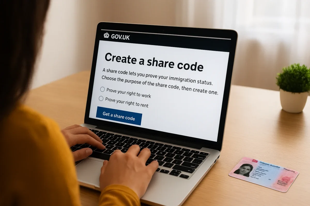create share code