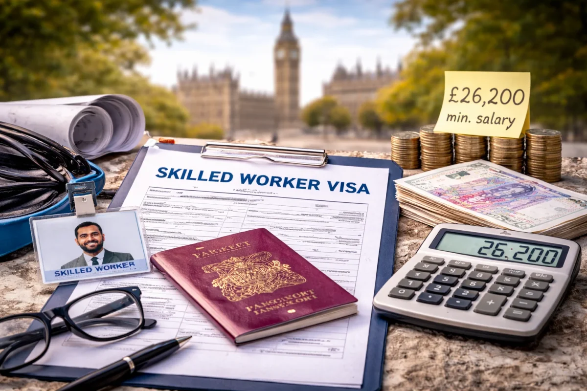 salary required for skilled worker visa